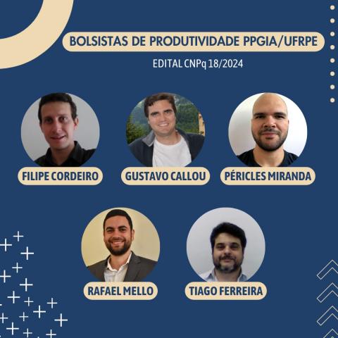 Bolsistas de produtividade do ppgia