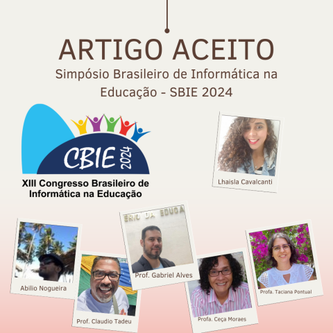 mural com fotos dos integrantes do artigo.