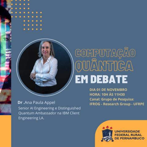 Folder seminário Computação Quântica em Debate